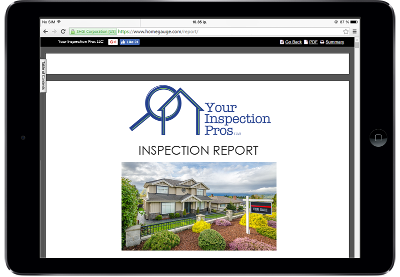 Your Home Inspection Pros LLC Utah Report